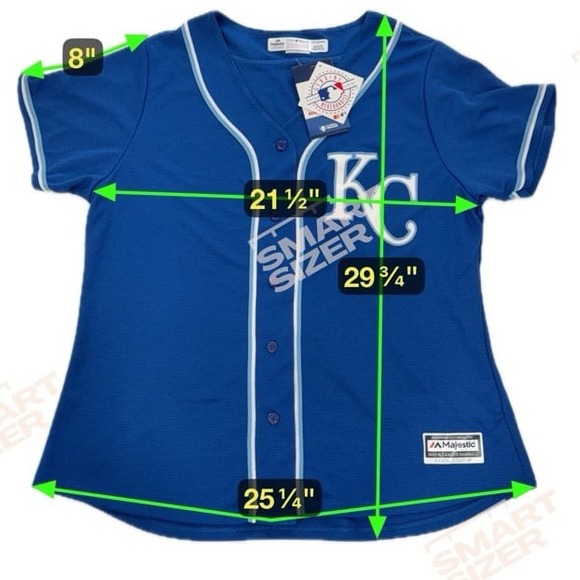 Kansas City Royals Baseball Jersey Shirt Women's XXL NWT - Picture 3 of 8